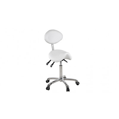 DYNAMIC Saddle-shaped Stool With Oval Backrest / Stolička v tvare sedla s oválnym sedadlom