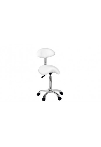 ORGANIC+ Saddle-shaped Stool With Oval Backrest / Stolička v tvare sedla s oválnym operadlom