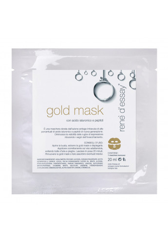 Zlatá celotvárová maska s peptidmi a anti-age efektom / GOLD PATCH MASK  con Peptidi