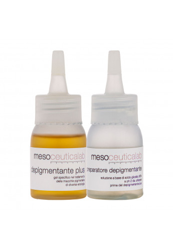 Depigmentačný set / Kit depigmentante (preparatore + gel depigmentante) 